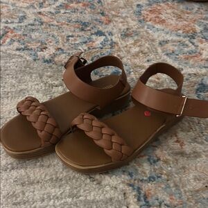 Steve Madden Brown Braided Sandals